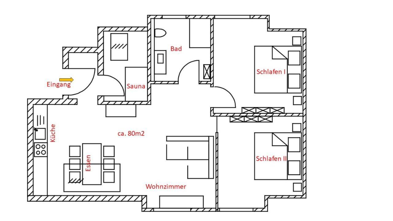 Heilsteinlodge Einruhr Szoba fotó